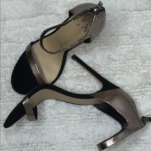 Silver/copper stiletto